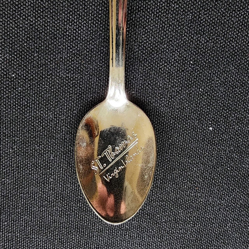Load image into Gallery viewer, St Thomas Virgin Islands Collector Souvenir Spoon 4.75&quot; (12cm) with Sail Boat
