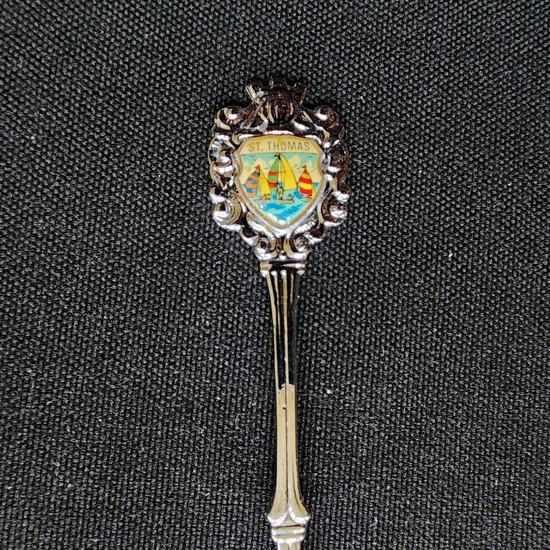 Load image into Gallery viewer, St Thomas Virgin Islands Collector Souvenir Spoon 4.5&quot; (11cm)
