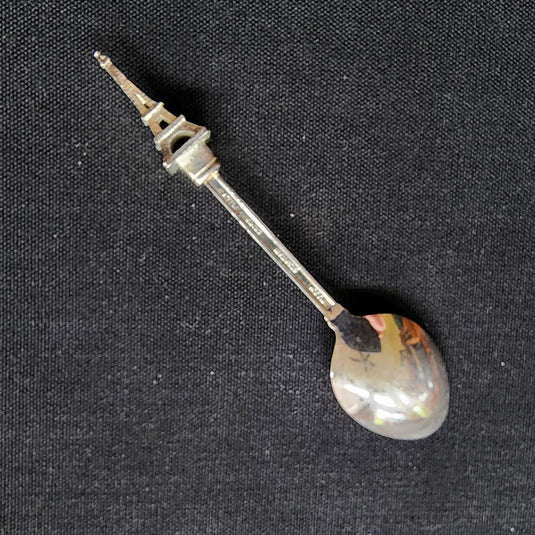 Eiffel Tower Paris France Collector Souvenir Spoon 4.5" (11cm) Silver Plated