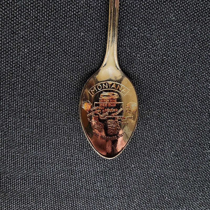Load image into Gallery viewer, Montana Big Ski Country Collector Souvenir Spoon 4.5&quot; (11cm) with Horse Dangler
