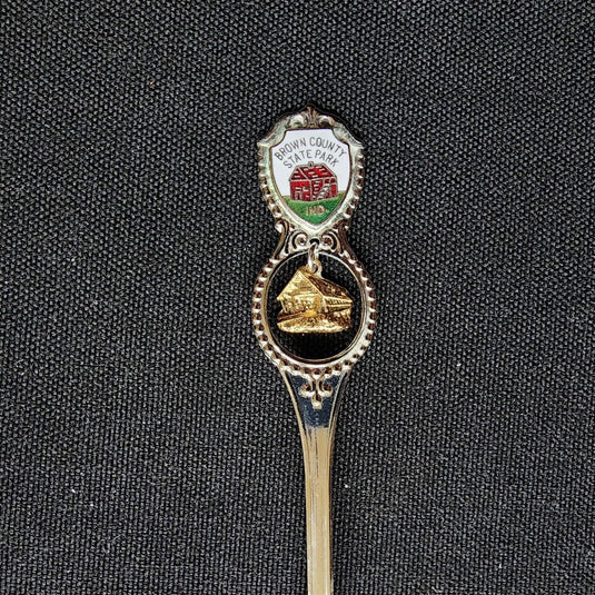 Brown County State Park Indiana Collector Souvenir Spoon 4.5" (11cm)