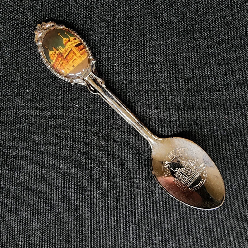 Load image into Gallery viewer, Corn Palace Mitchel South Dakota Collector Souvenir Spoon 4.5&quot; (11cm)
