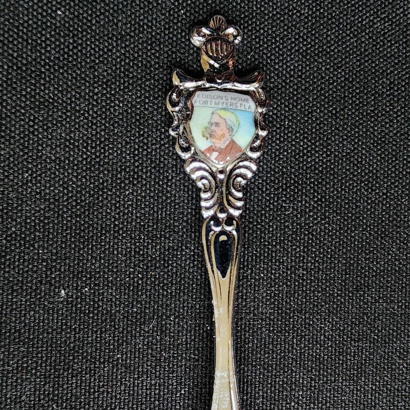 Load image into Gallery viewer, Edison Home Fort Myers Florida Collectible Souvenir Spoon 4.5&quot; (11cm)
