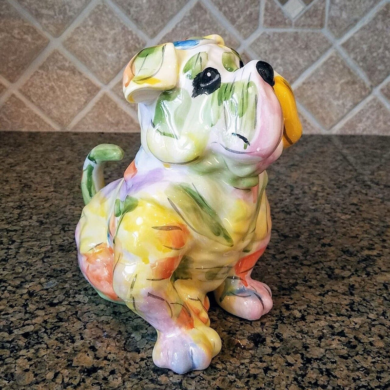 Load image into Gallery viewer, Bulldog Teapot Collectible Decorative Kitchen Home Dog Décor Blue Sky Clayworks

