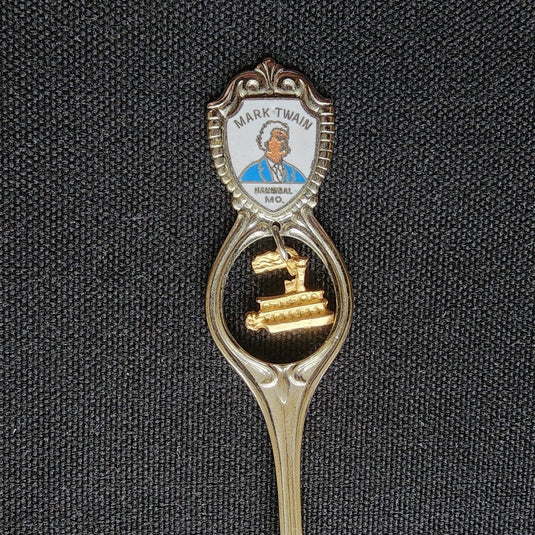 Mark Twain Hannibal Missouri Collector Souvenir Spoon 4.5