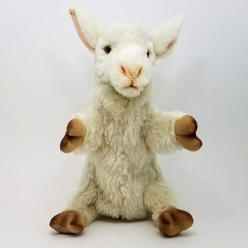 Load image into Gallery viewer, Lamb Hand Puppet by Hansa True to Life Look Soft Plush Animal Learning Toys
