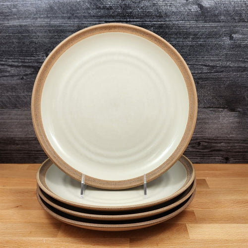 Noritake Madera Ivory Set of 4 Dinner Plate 8474 Stoneware Dinnerware 10 3/8 in