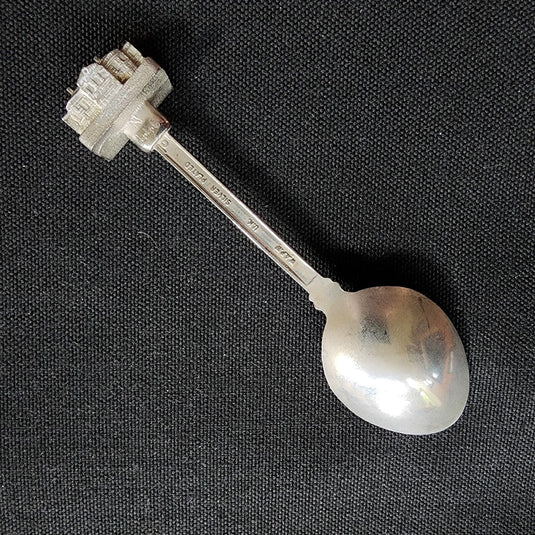 Monticello Thomas Jefferson Collector Souvenir Spoon 4in (10cm) Silver Plated