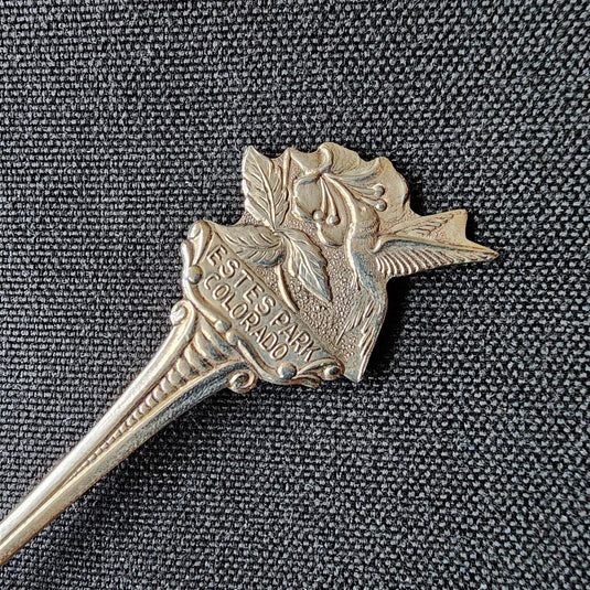 Estes Park Colorado Collector Souvenir Spoon 5" (12cm) Silver Plated