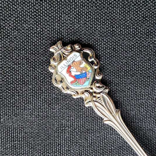 Illinois Collector Souvenir Spoon 4 1/2" (11cm)