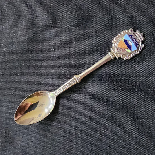 Japan Collector Souvenir Spoon 4 1/2" (11cm) Nickel Silver