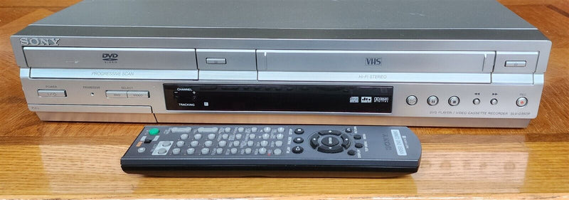 Load image into Gallery viewer, Sony Combo DVD VCR Player Hi-Fi Stereo VHS Recorder SLV-D350P &amp; Remote Working
