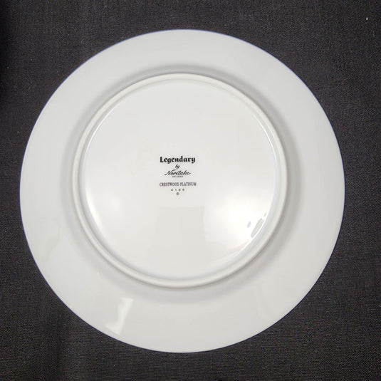 Noritake Legendary Crestwood Platinum Set of 4 Salad Kitchen Plate 8.5" 4166