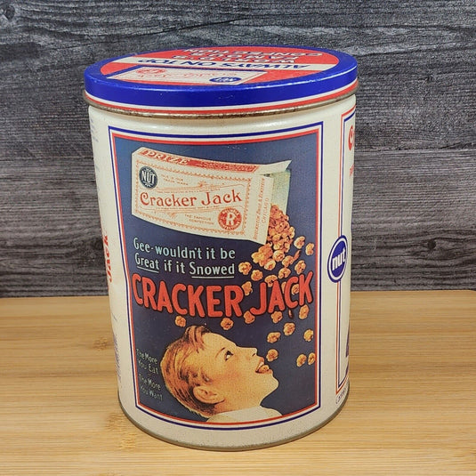 Cracker Jack Tin Nostalgic Confection Advertising Limited Edition 1990 Empty