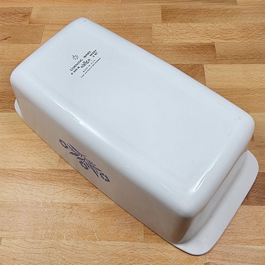 Corning Ware Pyrex Blue Cornflower 11 Inch Loaf Pan P-315-B 2QT Baking Bread Pan