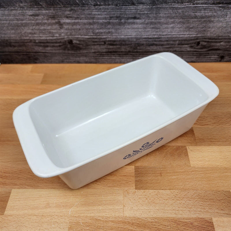 Load image into Gallery viewer, Corning Ware Pyrex Blue Cornflower 11 Inch Loaf Pan P-315-B 2QT Baking Bread Pan
