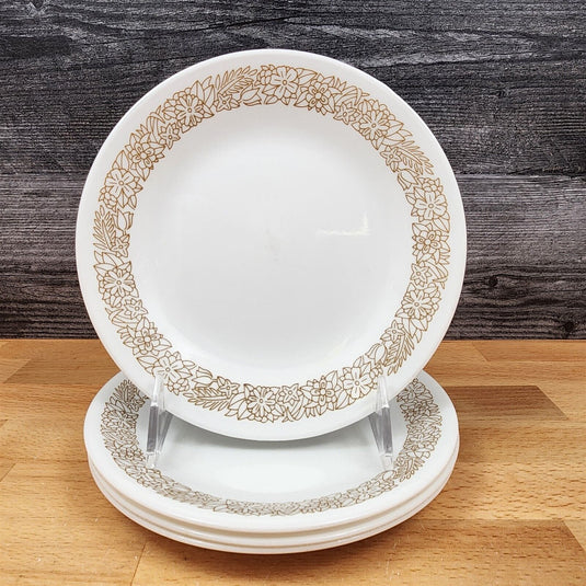 Corelle Corning Woodland Brown Set of 4 Bread and Butter Plate 6 3/4" (17cm)