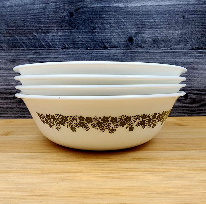 Load image into Gallery viewer, Corelle Corning Spring Blossom Set of 4 Soup Bowl 6 1/4&quot; 16 cm Floral Rim

