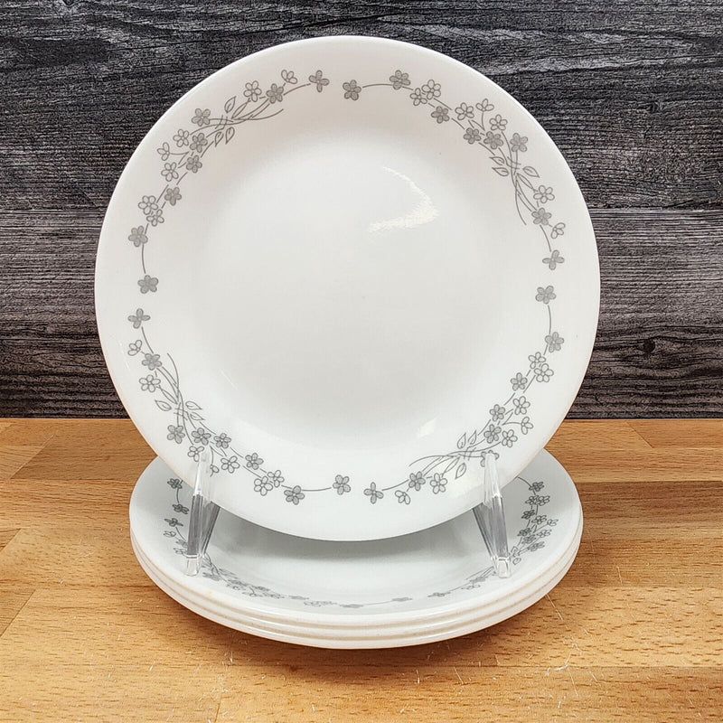 Load image into Gallery viewer, Corelle Corning Ribbon Bouquet Set of 4 Bread Butter Plate 6 3/4&quot; Floral 21cm
