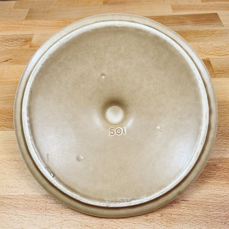 Load image into Gallery viewer, Pfaltzgraff Folk Art Lid for Extra Large Canister Round Brown Floral Design 501
