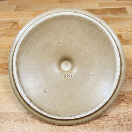 Pfaltzgraff Folk Art Lid for Extra Large Canister Round Brown Floral Design 501