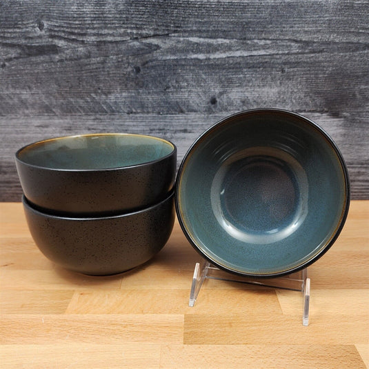 Home Trends Rave Green Set of 3 Soup Cereal Bowl 6 Inch (15cm) Dinnerware
