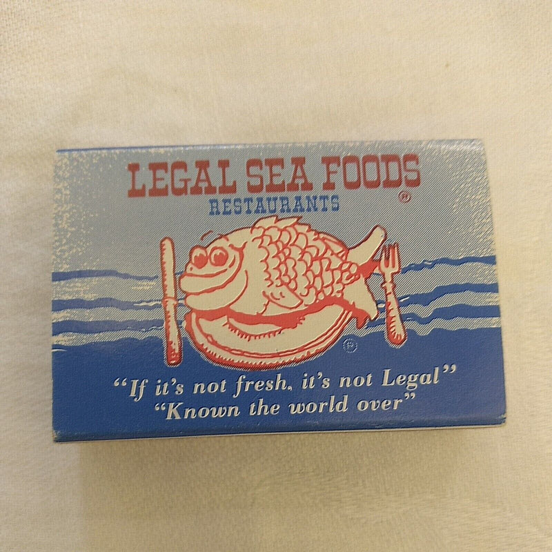 Load image into Gallery viewer, Legal Sea Foods Restaurant Matchbook Unstruck
