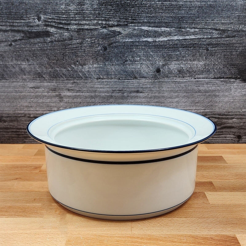 Load image into Gallery viewer, Dansk Allegro Blue Casserole Dish No Lid Kitchenware Ceramic Bowl 2 Qt

