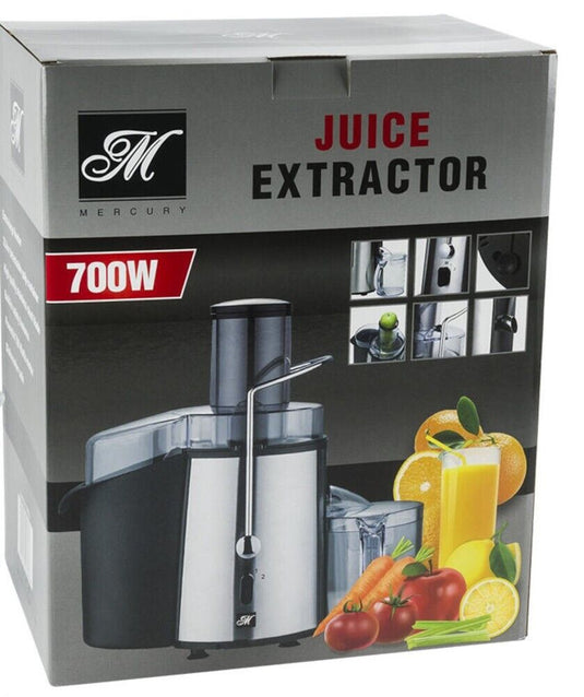 Juicer Extractor Machine 700w 2 Speed Centrifugal for Fruit Vegetable in Black