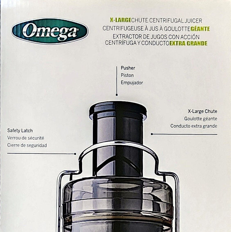 Load image into Gallery viewer, Juicer Extractor Machine 700w 2 Speed Centrifugal by Omega Fruit Vegetable Black

