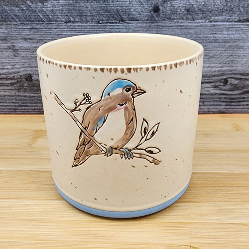 Spring Bird Canister Embossed by Blue Sky 5