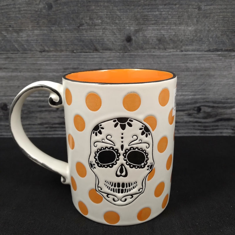 Load image into Gallery viewer, Halloween Skull Coffee Mug Beverage Tea Cup 16oz 473ml by Blue Sky
