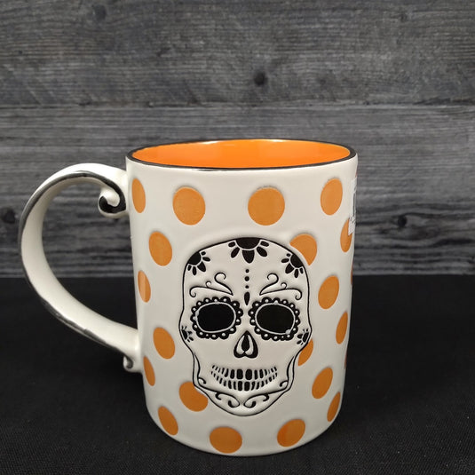 Halloween Skull Coffee Mug Beverage Tea Cup 16oz 473ml by Blue Sky
