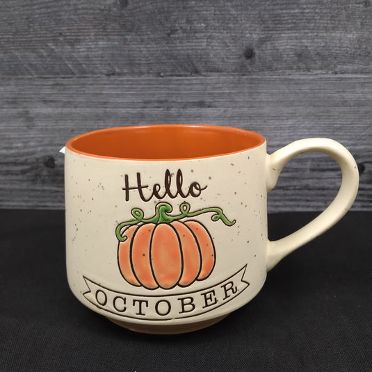 Halloween October Pumpkin Coffee Mug Beverage Tea Cup 18oz 532ml by Blue Sky