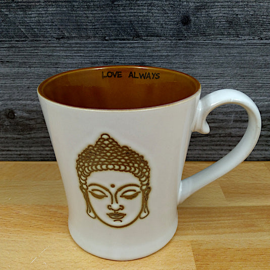 Buddha Love Always Inspirational Coffee Mug 17oz (455ml) Beverage Cup Blue Sky