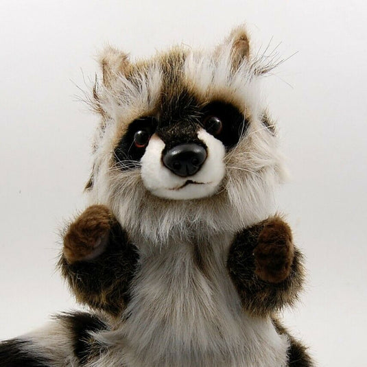 Raccoon Puppet Full Body Doll Hansa Real Looking Plush Animal Learning Toy