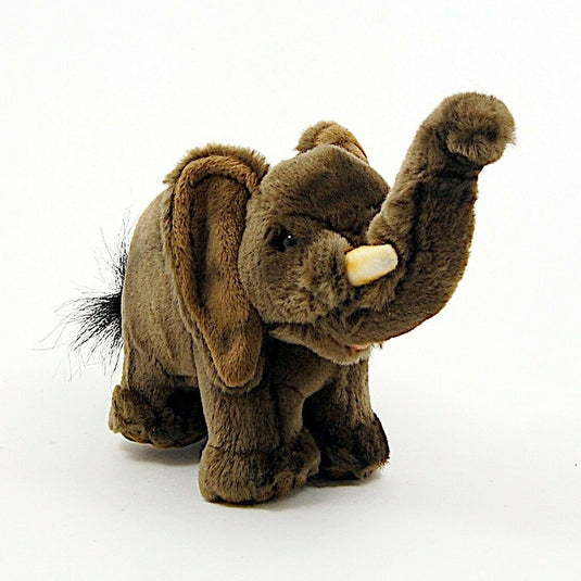 Elephant Baby 9'' by Hansa True to Life Look Soft Plush Animal Learning Toys