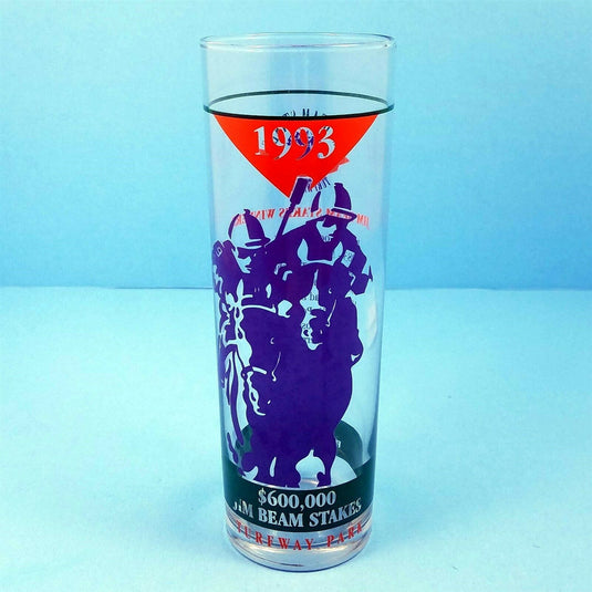 1993 Turfway Park Jim Beam Stakes Race Bar Glass Winner Lil E Pat Day Florence