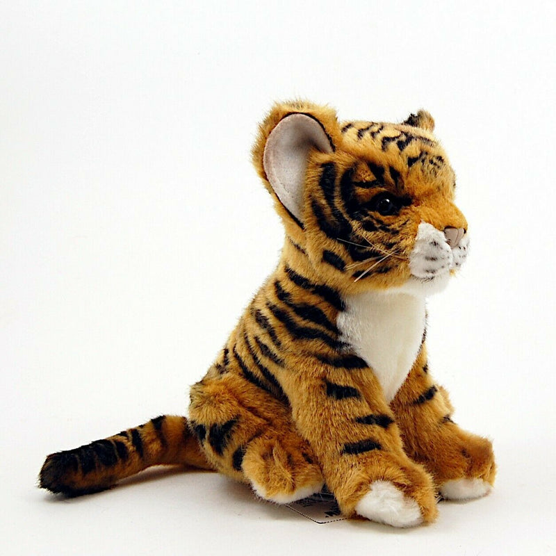 Load image into Gallery viewer, Tiger Cub 6.5&quot; by Hansa True to Life Look Soft Plush Animal Learning Toys
