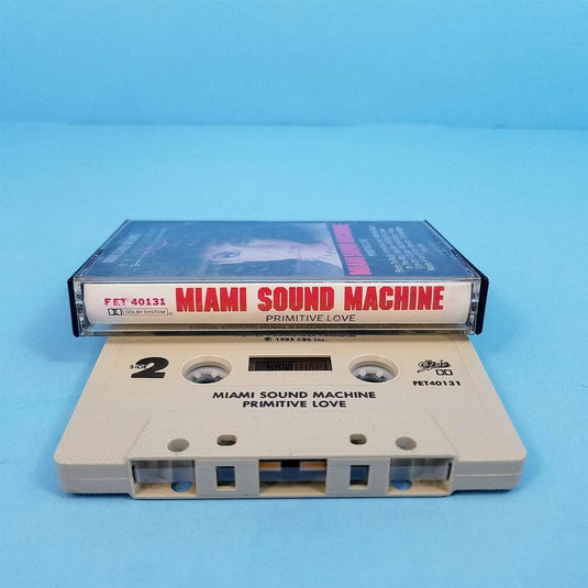 Miami Sound Machine Primitive Love Cassette Tape 1985 Pop 80's Album