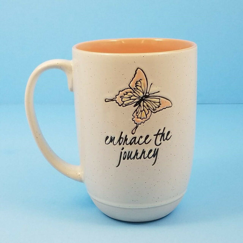 Load image into Gallery viewer, Butterfly Breeze Series Coffee Mug Cup Blue Sky Spectrum 16oz Your Choice Saying
