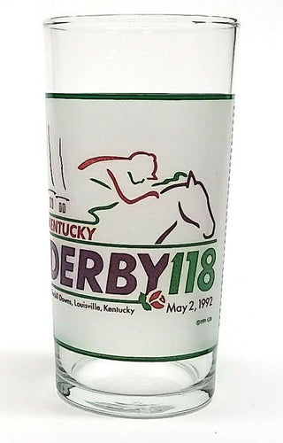 Kentucky Derby 1992 118th Mint Julep Beverage Glass Winner was Lil E Tee