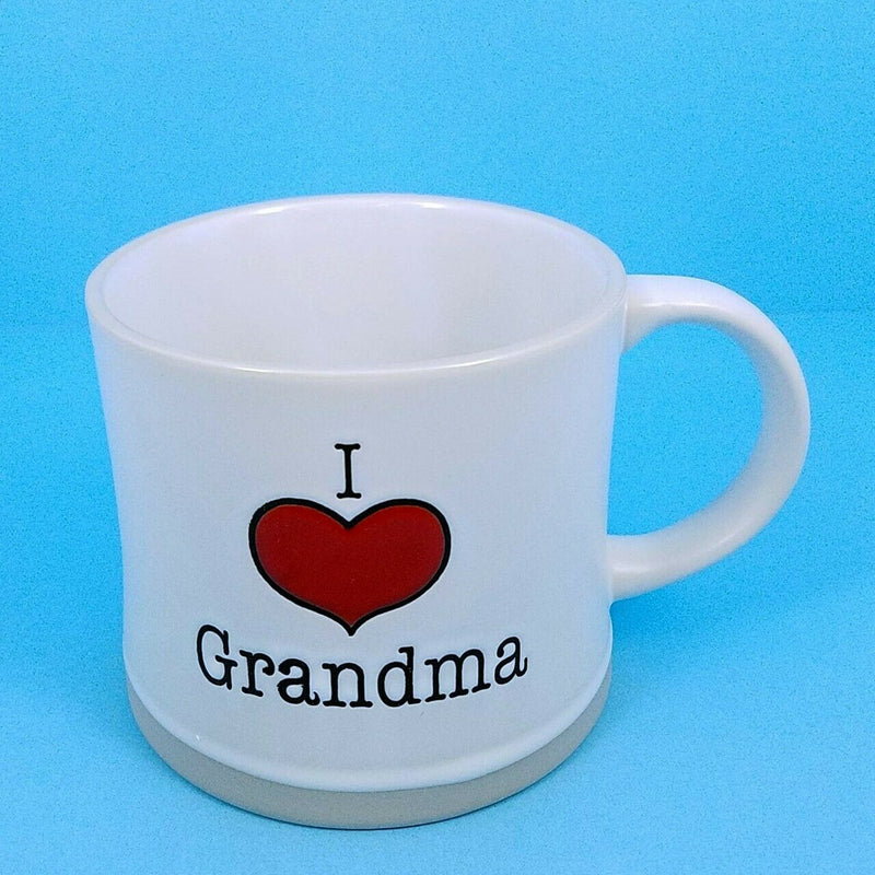Load image into Gallery viewer, Coffee Mug Cup I Heart Grandma Beverage Ceramic 17 oz Spectrum Pen Pencil Holder
