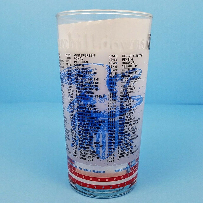 Load image into Gallery viewer, 1976 Kentucky Derby 102 Mint Julep Beverage Glass, Winner Was Bold Forbes
