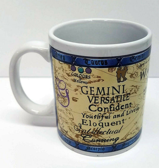 Gemini Zodiac Chinese Astrology Coffee or Tea Mug Cup Décor 12 oz 341ml 2 Sided