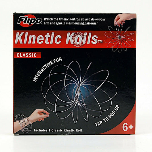 Kinetic Koils Spring Flow Ring Multi Sensory by Flipo Interactive Fun - Rainbow