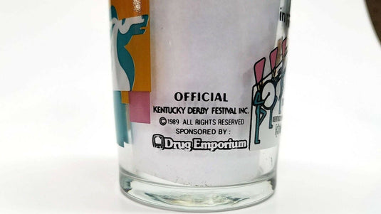 Kentucky Derby Festival Pegasus 1989 Mint Julep Beverage Drinking Glass