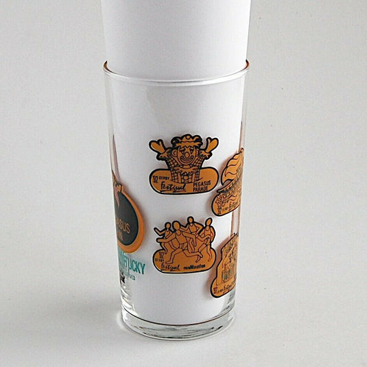 Kentucky Derby Festival 1992 Pegasus Mint Julep Beverage Drinking Glass 12 oz