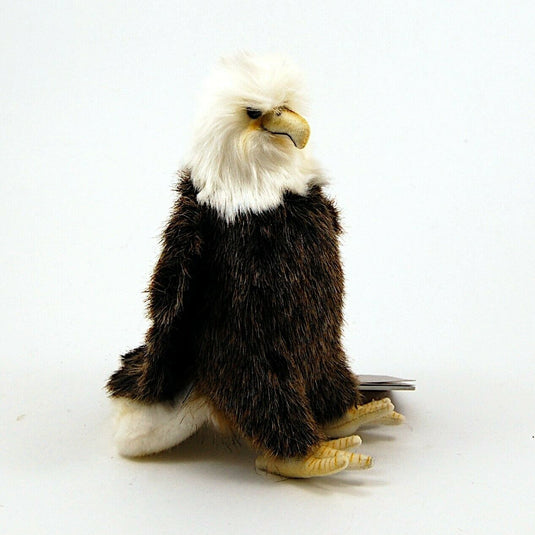 Eagle Perched 9'' by Hansa True to Life Look Soft Plush Animal Learning Toys