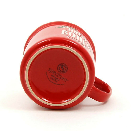 Holiday Christmas Pet Dog Saying Jingle Bones Red Coffee Mug Cup 18oz (532ml)